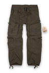 View Item Brandit Pure Vintage Washed Combat Pants Olive Green 